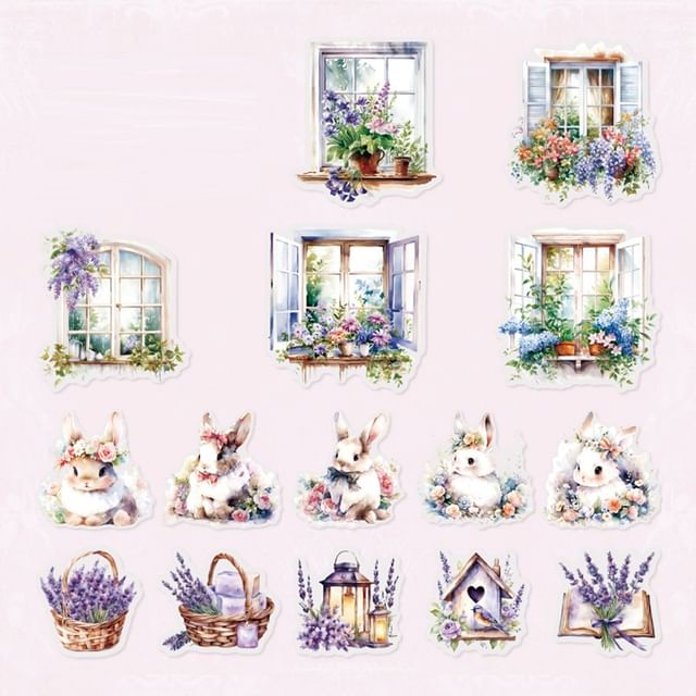 Animal Floral Sticker