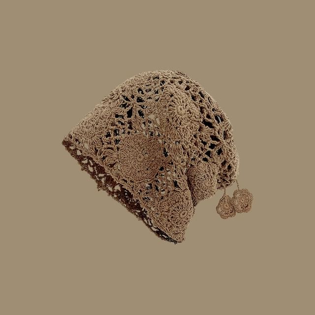 Bonnet uni au crochet