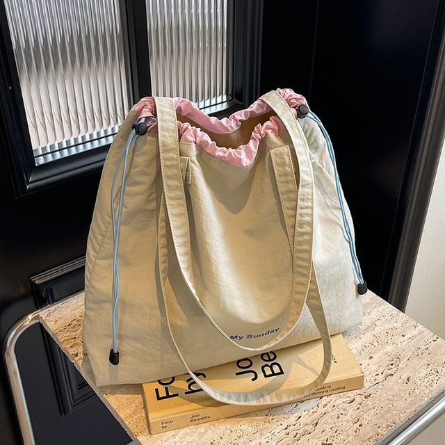 Bag Tote Canvas Lettering