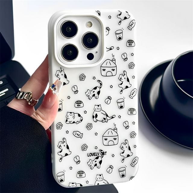 Coque de téléphone lapin - iPhone 15 Pro Max / 15 Pro / 15 / 14 Pro Max / 14 Pro / 14 / 13 Pro Max / 13 Pro / 13 / 12 Pro Max / 12 / 11