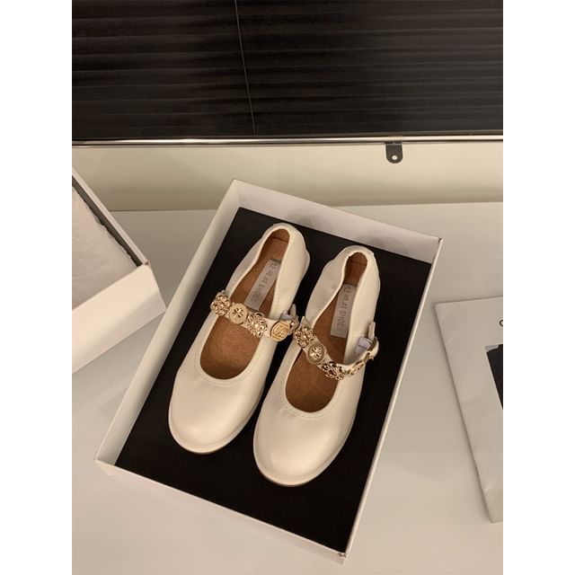 Chaussures Mary Jane à boucle