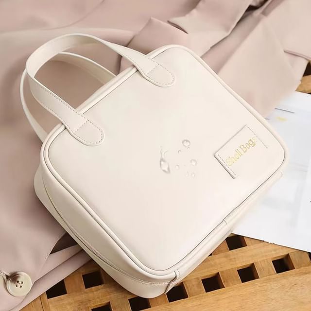 Trousse de maquillage / trousse de toilette en similicuir