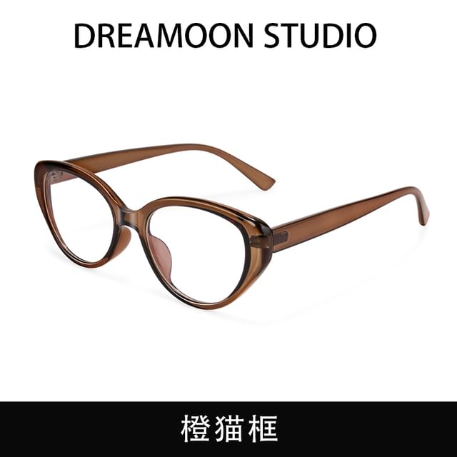 Eye Blocking Light Blue Cat Glasses