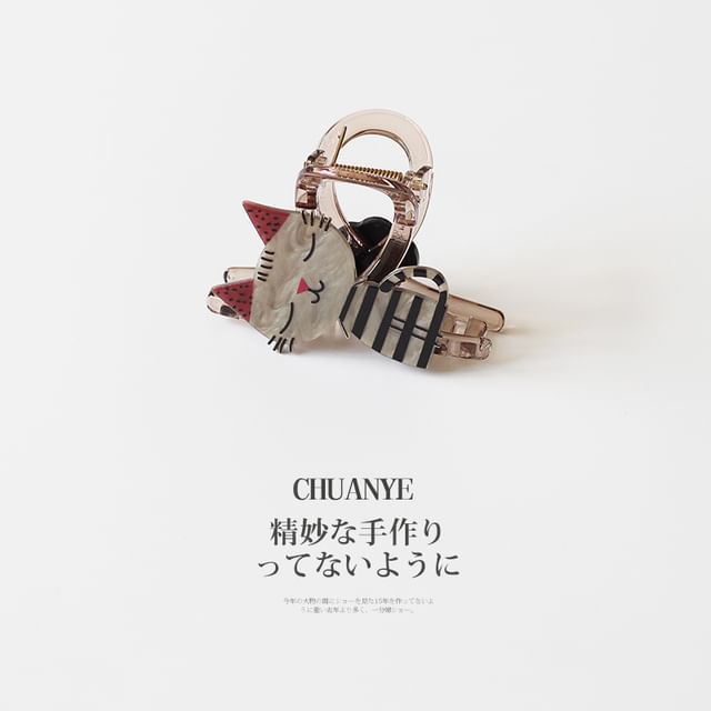 Griffe de poils de chat de dessin animé