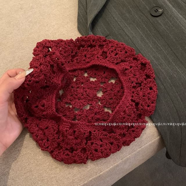 Plain Crochet Beret