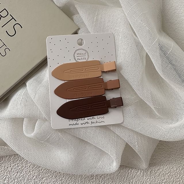 Pince à cheveux unie / Ensemble