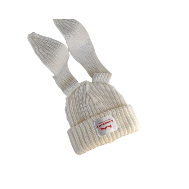 Beanie Ribbed Rabbit Ear