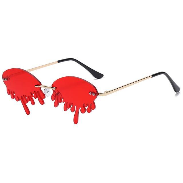 Frameless Melted Sunglasses