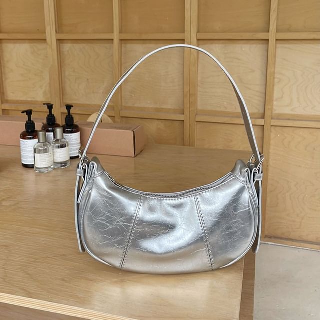 Crescent Bag Faux Leather Shoulder