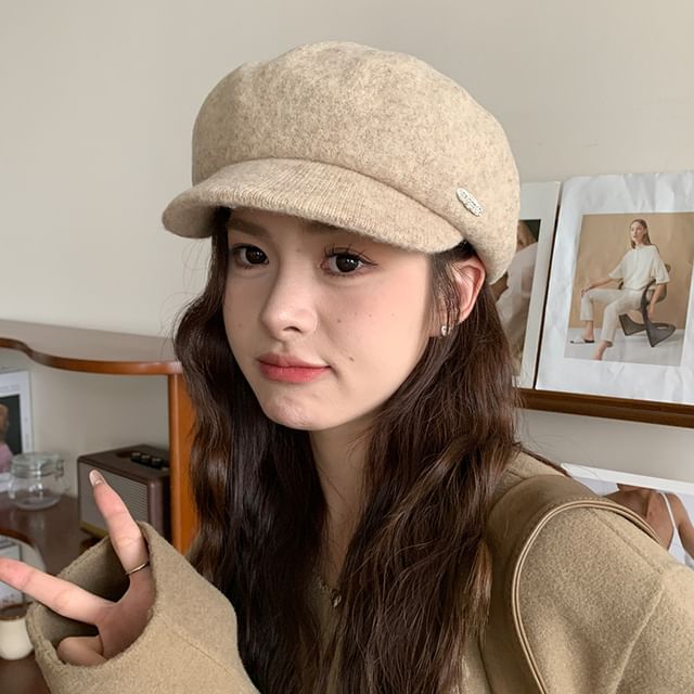 Metal Newsboy Plate Cap