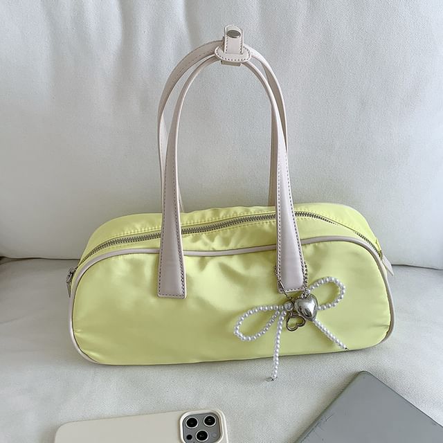 Trim Tote Plain Contrast Bag