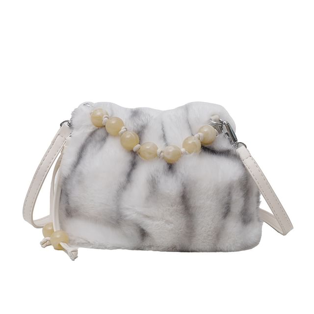 Crossbody Bag Fluffy Beaded