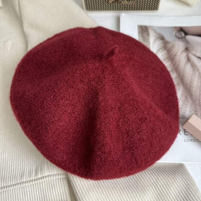 Woolen Beret Plain