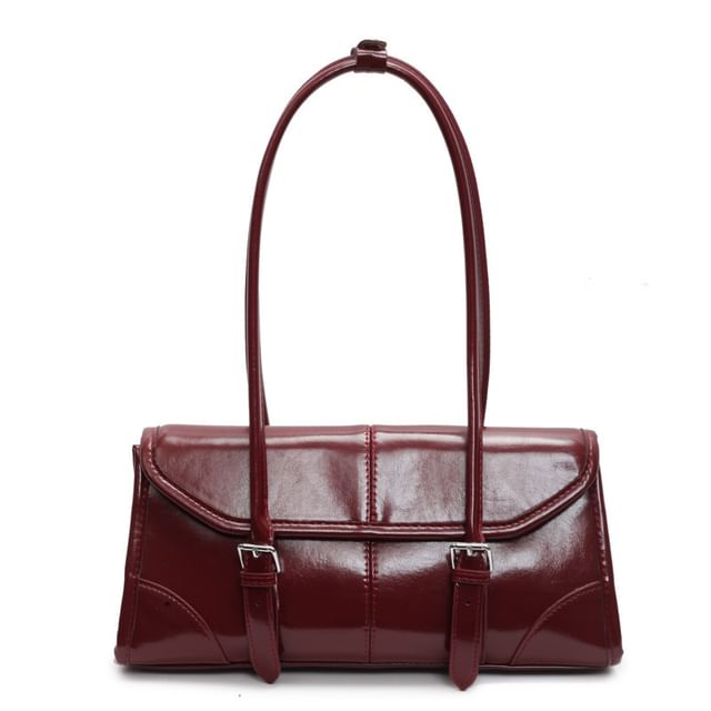 Tote Faux Bag Leather Flap
