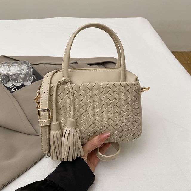 Crossbody Bag Quilted Leather Faux