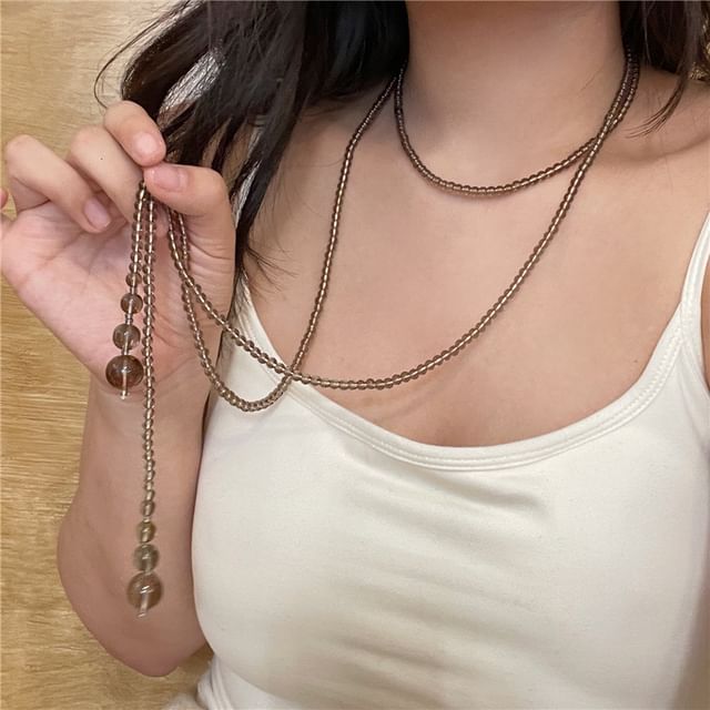 Necklace Beaded Long