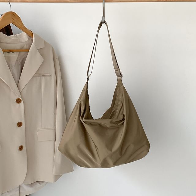 Crossbody Nylon Bag Plain