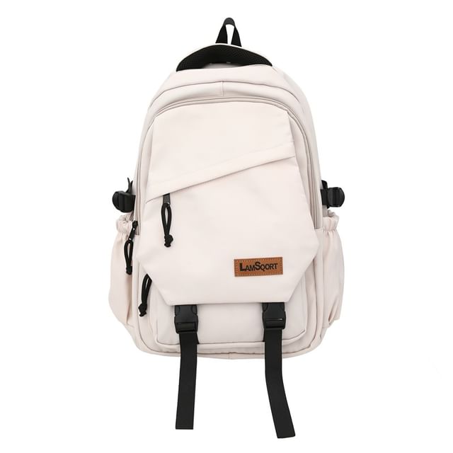 Backpack Applique Nylon Lettering Buckled