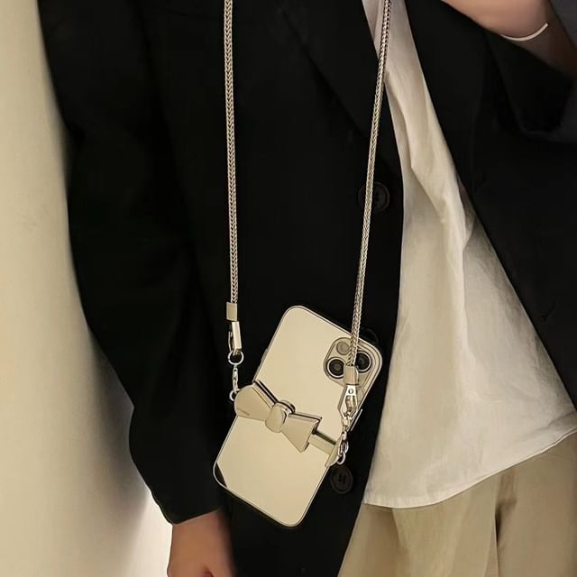 Phone Mirrored Set Strap / Lanyard On Case Clip