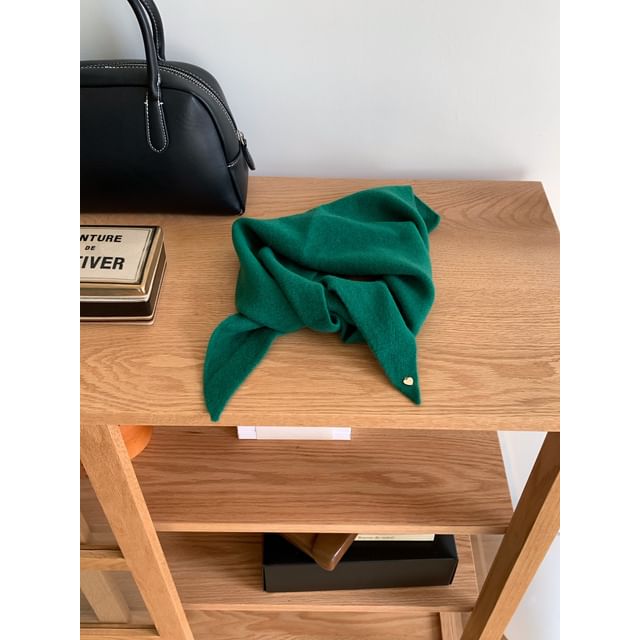 Scarf Heart Buttoned