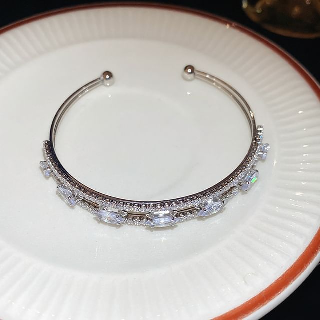 Bangle Open Rhinestone
