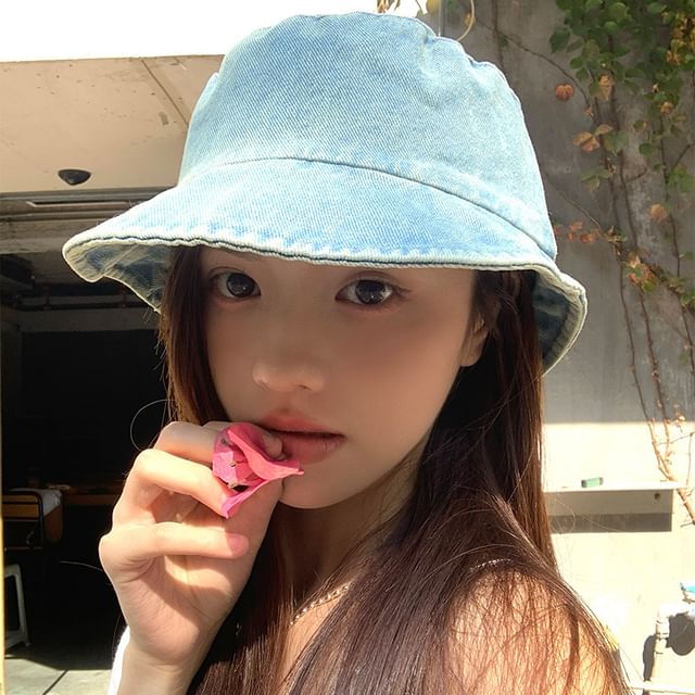 Hat Bucket Denim Washed