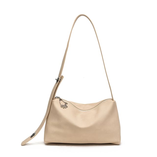 Leather Shoulder Faux Bag Plain