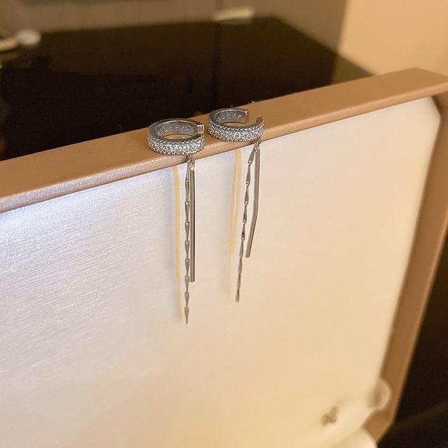 Rhinestone Cuff Earring