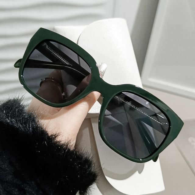 Oversized Plain Square Sunglasses