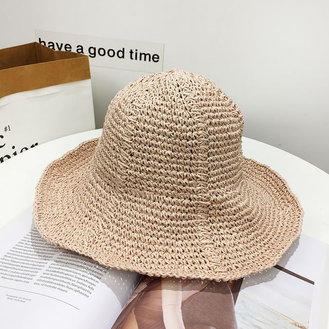 Hat Sun Plain Straw