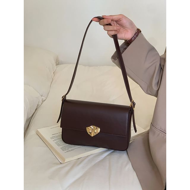 Leather Bag Faux Shoulder Flap