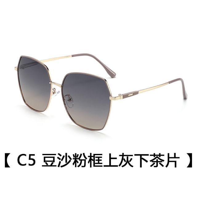 Geometric Metal Sunglasses