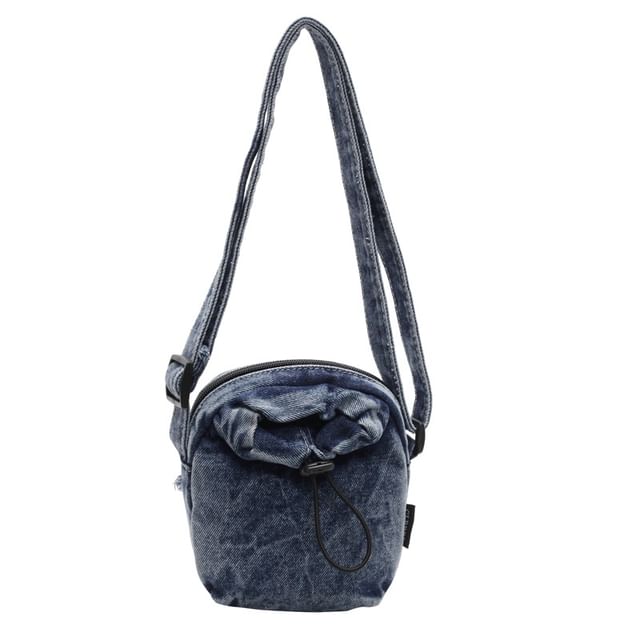 Bag Crossbody Drawstring Mobile Denim Phone