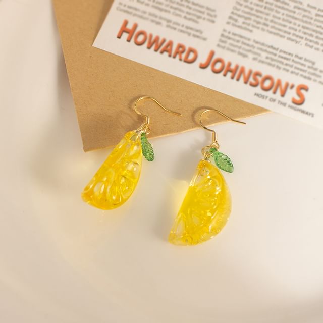 Earring Lemon Drop / Clip-On