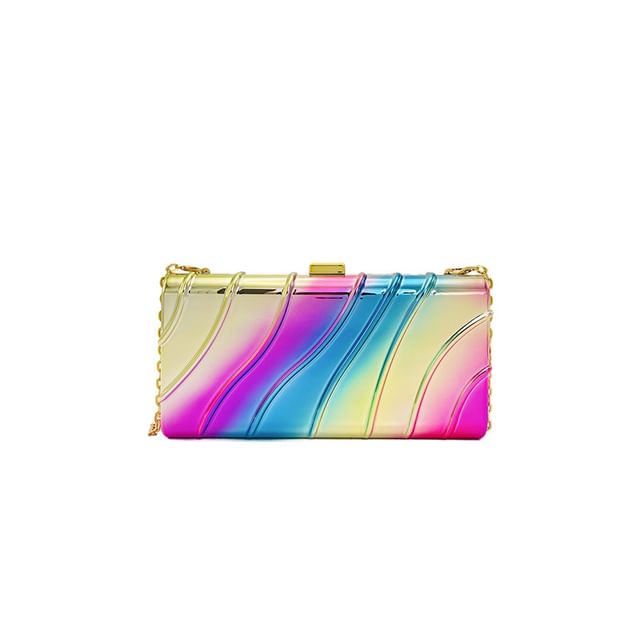 Textured Chain Bag Crossbody Strap