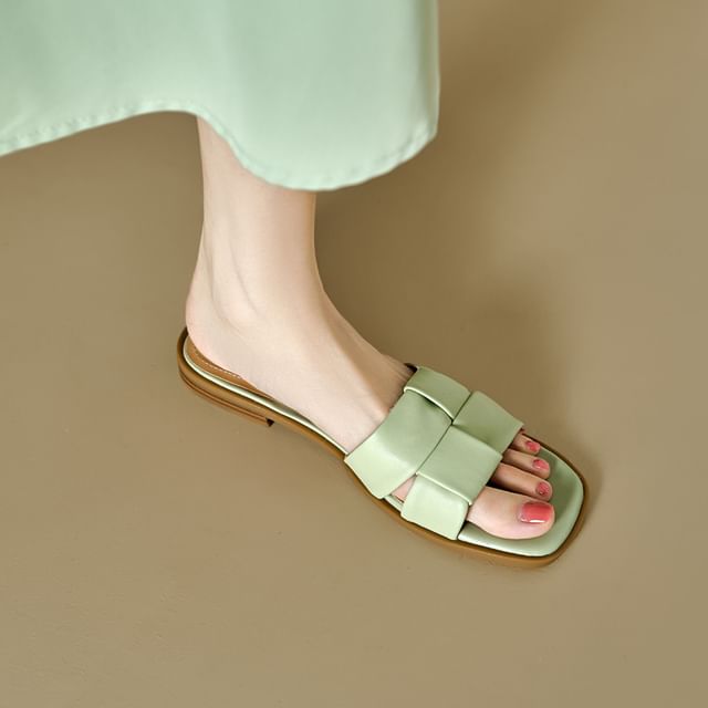 Woven Slide Sandals