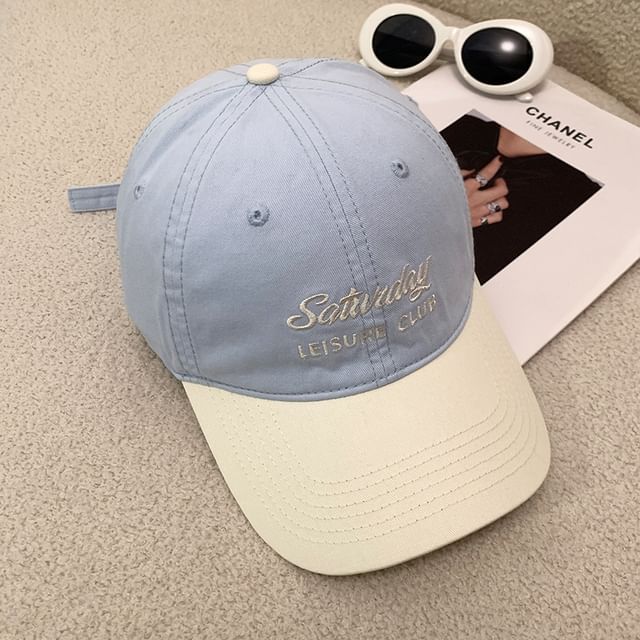 (Various Embroidered Lettering Designs) Cap Baseball