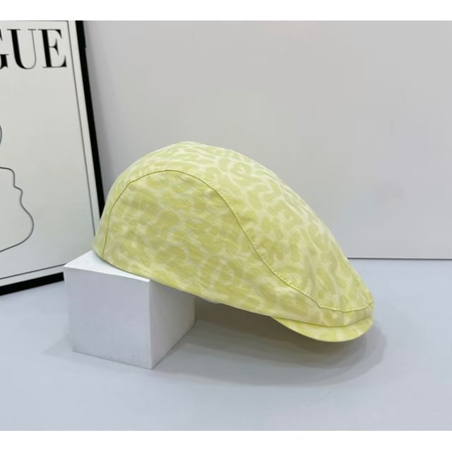 Leopard Cap Print Flat