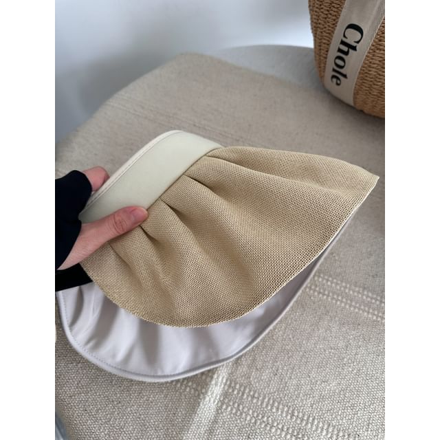 Hat Sun Ruffle Lettering