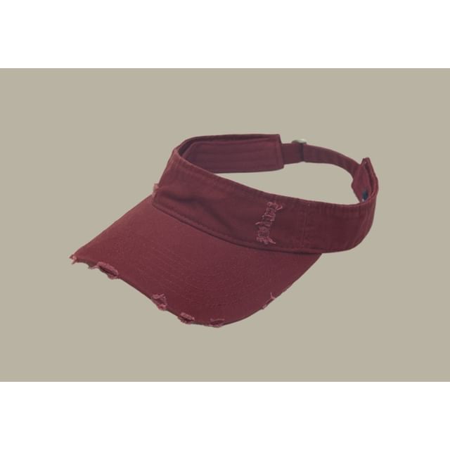 Distressed Sun Visor Plain