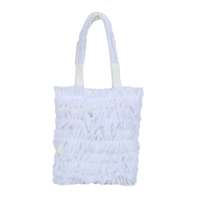 Shopper Bag Ruffle Plain
