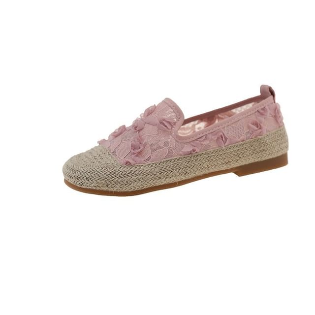 Slip-Ons Espadrille Floral Mesh