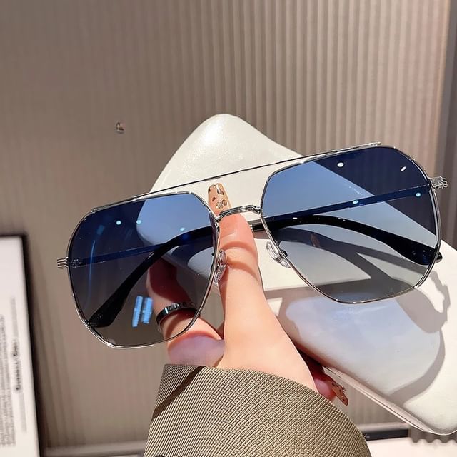 Frame Bridge Double Set Pouch Cleaning Sunglasses Case Cloth Polished / Metal