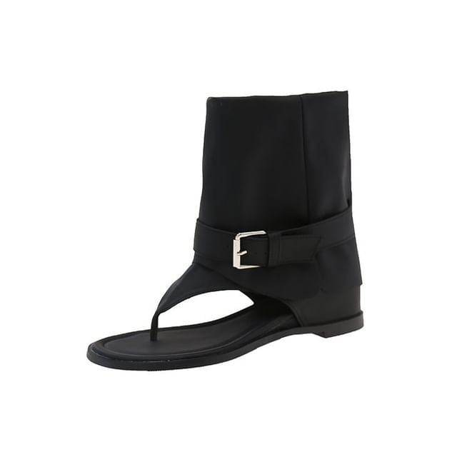 Boots Short Flip Flop Buckled