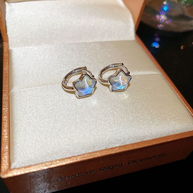 Star Earring Hoop