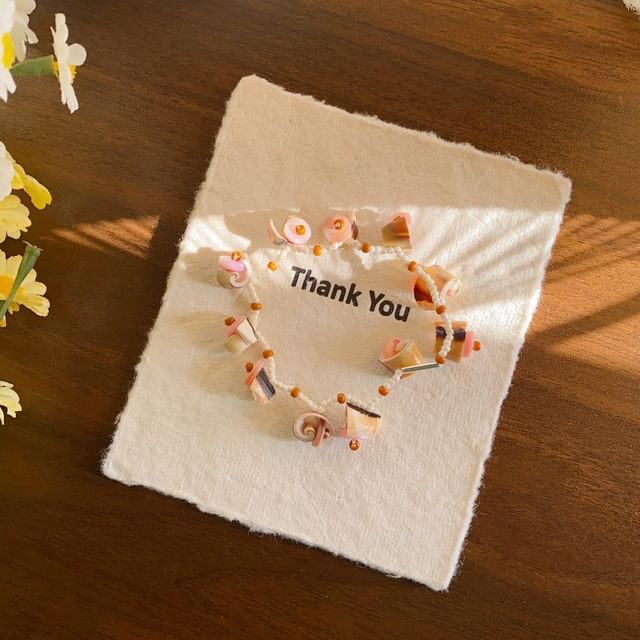 / Bead Shell Bracelet Necklace