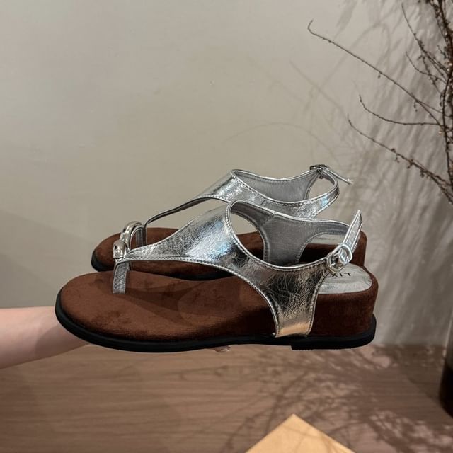 Toe Sandals Loop Wedge