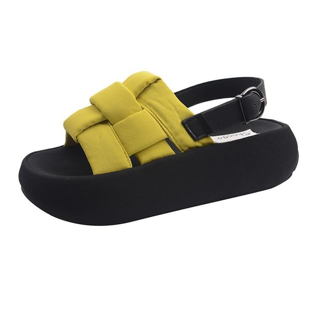 Sandals Platform Woven