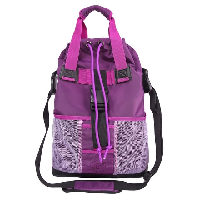 Drawstring Block Bag Color Crossbody