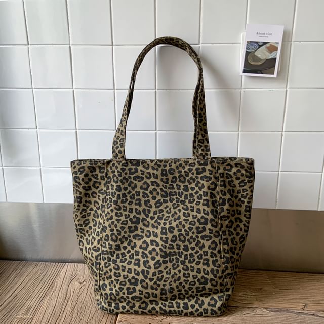 Tote Print Bag Leopard